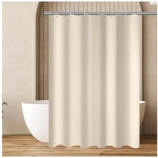 lerores Duschvorhang 120 x 200 cm beige