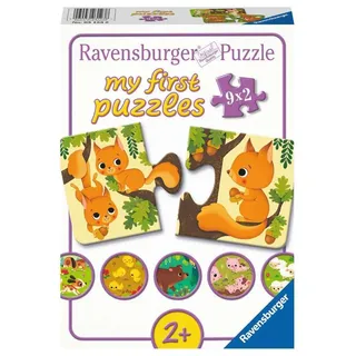 Ravensburger Tiere und ihre Kinder 9x2 Teile