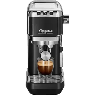 Tchibo Lapressa Siebträgermaschine schwarz
