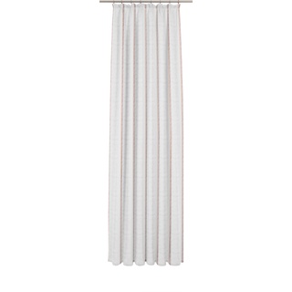 Gardine WIRTH "Chloé" Gardinen Gr. 245 cm, Faltenband, 600 cm, weiß (weiß, rost) Schlafzimmergardinen Fertig-Store mit FB 1:3 nach Maß