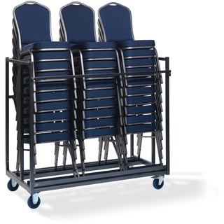 Gastro Stapelstuhl Transportwagen für bis zu 30 Stühlen