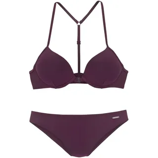 Bruno Banani Push-Up-Bikini Damen Rot 38 Cup A