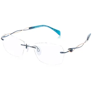 CHARMANT LINE ART Damen Brille 2154 Größe 51-17-135 mm Teal Grün - Cal: 51 - Puente: 17 - Var: 135