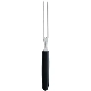 triangle Aufschnittgabel 10 cm - Serviergabel Edelstahl, Made in Germany | Zweizinkige Vorlegegabel für Aufschnitt, Käse & Braten – Griff glasfaserverstärktes Polyamid, spülmaschinengeeignet
