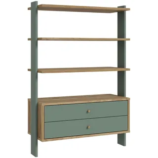 Forte Standregal Whenua 104,2 x 41,5 x 153,6 cm Grün