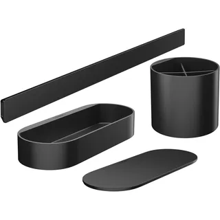Hansgrohe WallStoris Badaccessoire-Set Schwarz