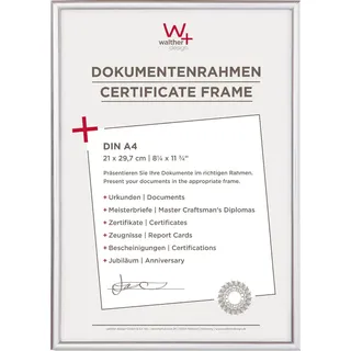 walther design KV130S New Lifestyle Silber 21x29,7 cm 4er Set