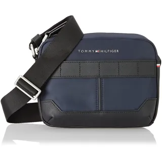 Tommy Hilfiger Herren Umhängetasche TH Elevated Nylon Camera Bag Klein, Blau (Space Blue), Einheitsgröße - Einheitsgröße
