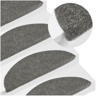 vidaXL Stufenmatte 23,41 x 59,52 cm Grau