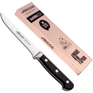 Arcos | Ausbeinmesser | Ausbeinmesser | Ausbeinmesser | Schinkenmesser | Ausbeinmesser (140 mm) Klassisch | Eco Verpackung | Schinkenspitze Messer