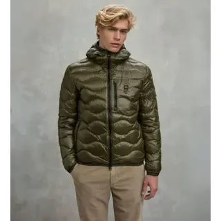Blauer für Herren. 25WBLUC03074 Wave Wave grün gewellte Jacke (S), Lässig, Polyester