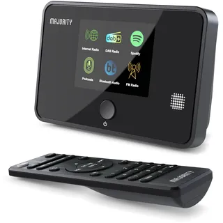 Tuner Internetradio WLAN | DAB+ Adapter Bluetooth | Streamer Hifi Spotify Connect | Digitalradio Stereo Receiver | Aktive Lautsprecher Erforderlich- Nicht Im Lieferumfang Enthalten | MAJORITY Robinson