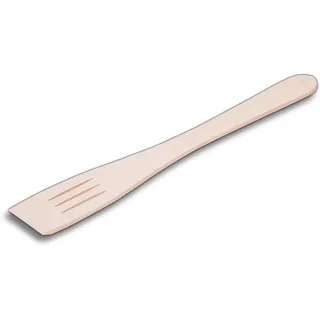 HOFMEISTER® Pfannenwender, 25 cm, antibakteriell, hitzebeständig & plastikfrei, keine Kratzer in beschichteten Pfannen, kein Plastik im Essen, 100% Naturprodukt, Buchen-Holz, Schlitze