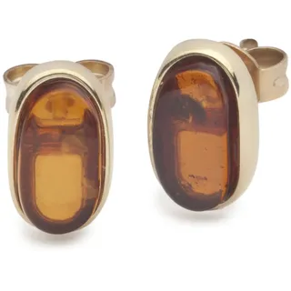 Ostsee-Schmuck Ohrstecker Classic gelbgold 333 10 x 5 mm