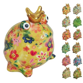 netproshop Spardose Frosch aus Keramik Pomme Pidou, Auswahl:Light Joy