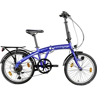 Zündapp Faltrad ZF20 Speed Folder 20 Zoll 6-Gang RH 28,5cm blau