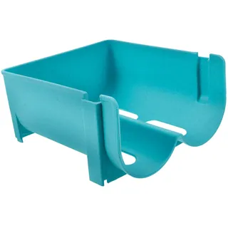 Cabilock Stapelsicherer Flaschenhalter aus Pp für Kühlschrank und Küche Platzsparender Organizer für Wasserflaschen und Getränkedosen Tragbar und Robust in Blau