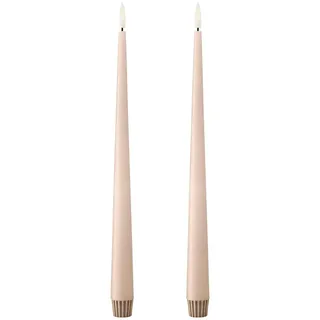 Ester & Erik LED Spitzkerze 30 cm 2er Set Ice Latte