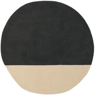 nanimarquina - Pearl Wollteppich, 200 x 197 cm, schwarz