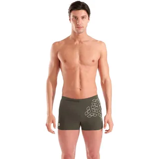 Arena Badehose Kikko Graphic Grün/Weiß 7
