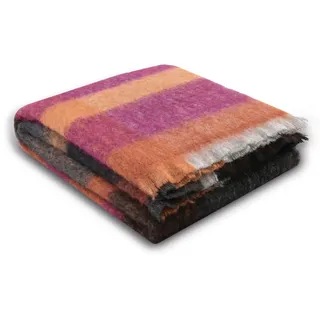 Biederlack Plaid Mohair Look«, beere