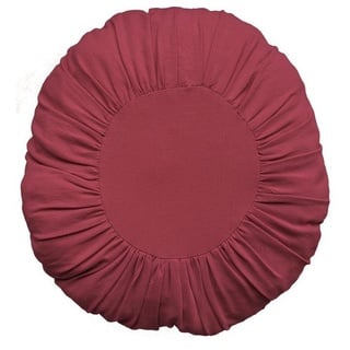 Essenza Dekokissen Gigi, runde Form, aus Viskose und Leinen rot Round - 45 cm x 45 cm