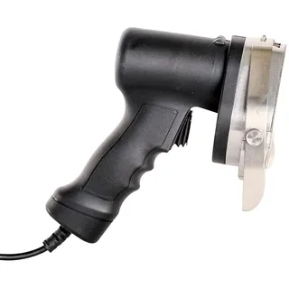 Romux® Elektrisches Kebabmesser mit Kabel | Elektrischer Dönermesser mit Durchmesser der Klinge mit Ø 10 mm und Einstellbarer Schnittstärke 0–8 mm