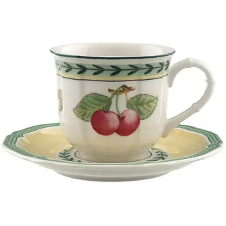 Villeroy & Boch French Garden Fleurence Espressotasse mit Untertasse 80 ml
