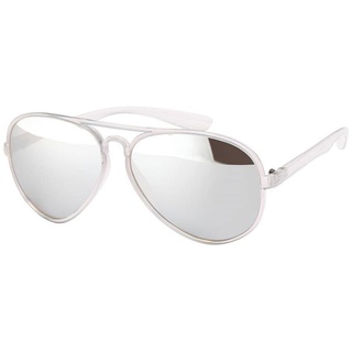 BEZLIT Eyewear Pilotenbrille Damen Piloten Sonnenbrille (1-St) mit schwarzen Linsen silberfarben