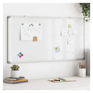 vidaXL Magnetisches Whiteboard 60 x 30 cm Grau/Weiß