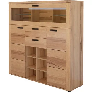 Innostyle Belize Highboard Wildbuche massiv - Wildbuche Nachbildung