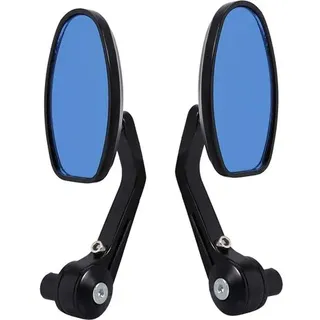 Paar 7/8" Motorrad-lenkerendspiegel, Schwarz, Motorrad-sonderangebot