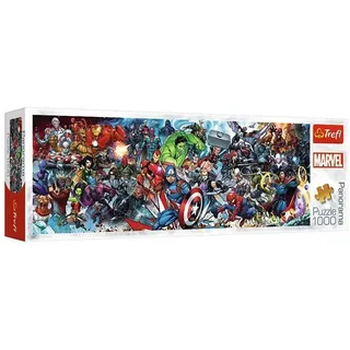 Trefl Puzzle 1000 Panorama Marvel Universum