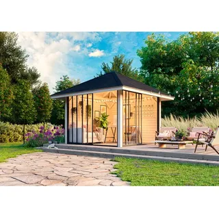 Palmako Bianca 3 x 3 m Transparent/Braun