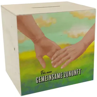 Für eine gemeinsame Zukunft Spardose aus Holz EIN Romantisches Sparschwein für Paare zur Hochzeit als Sparhilfe für eine gemeinsame Zukunft als kleine Liebeserklärung