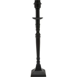 PR Home Salong Tischlampe matt schwarz E27 53x10x10cm