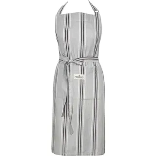 Greengate Schürze NELL Grau mit Streifen | Gr.: onesize