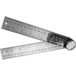 Brüder Mannesmann Werkzeuge Brüder Mannesmann M81220 Digitaler Winkelmesser 200 x 200mm 360°