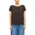 Fließendes Jersey-Shirt Braun 40