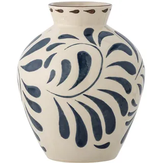 Bloomingville Heikki Vase, Blue, Steingut