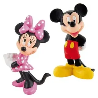 Bullyland Spielfigur Disney Micky Maus 15083, ab 3, Micky und Minnie Maus, 6,1 - 6,9 cm
