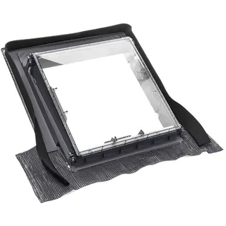 BRAAS Ausstiegsfenster Luminex anthrazit Universal-Lichtkuppel Fenster