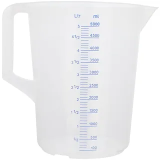 Messbecher Maßbecher Messkanne Literbecher Profiqualität 5000 ml