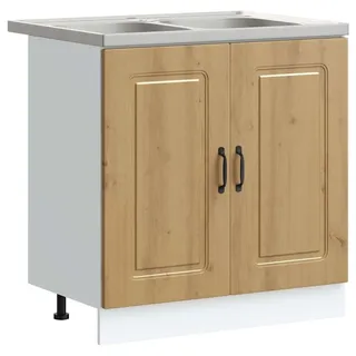vidaXL Küchenschrank Kalmar 80 x 46 x 81,5 cm Braun
