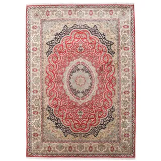 Kaschmir Reine Seide Teppich 221x311