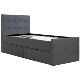 Homestyle4u Polsterbett 90x200 cm Schlafzimmer, Betten, Polsterbetten