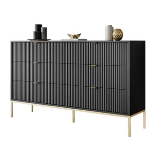 lookway Cortado Gold 154 x 91 x 39 cm Schwarz