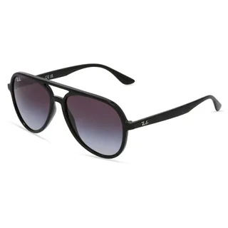 Ray-Ban RB 4376 Unisex-Sonnenbrille Vollrand Pilot Kunststoff-Gestell, schwarz