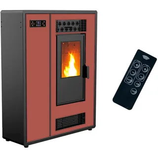 Sannover Air Slim Astral Pelletofen 12,2 kW Bordeaux