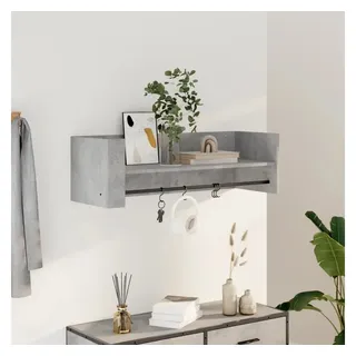 vidaXL Wandregal 100 x 35 x 30,5 cm Grau
